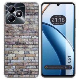 Funda Silicona para Realme C51 diseño Ladrillo 02 Dibujos