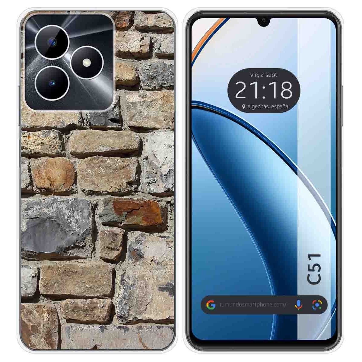 Funda Silicona para Realme C51 diseño Ladrillo 03 Dibujos