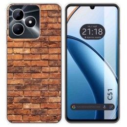 Funda Silicona para Realme C51 diseño Ladrillo 04 Dibujos