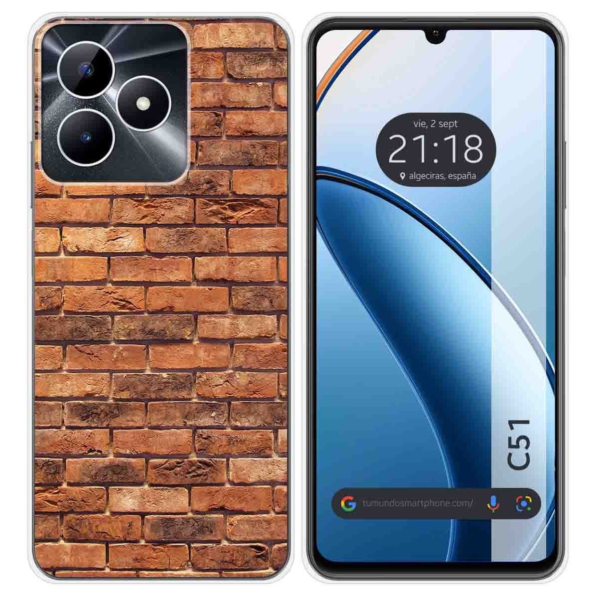 Funda Silicona para Realme C51 diseño Ladrillo 04 Dibujos