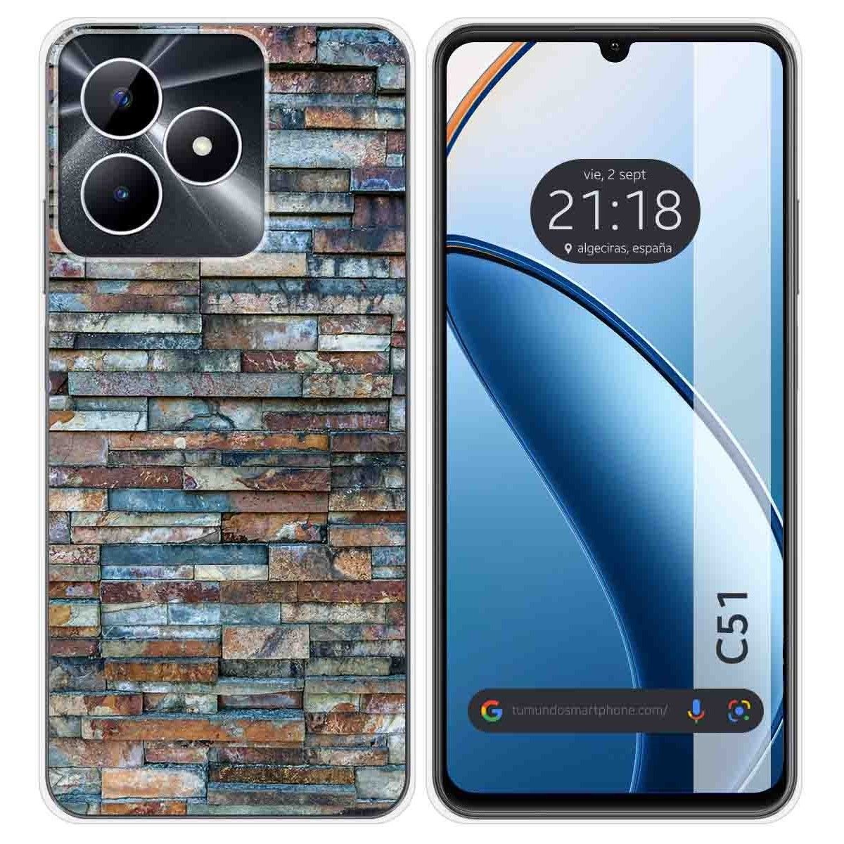Funda Silicona para Realme C51 diseño Ladrillo 05 Dibujos