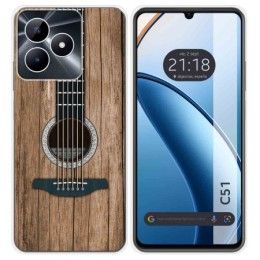 Funda Silicona para Realme C51 diseño Madera 11 Dibujos