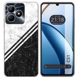 Funda Silicona para Realme C51 diseño Mármol 01 Dibujos