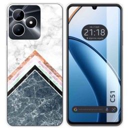 Funda Silicona para Realme C51 diseño Mármol 05 Dibujos