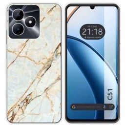 Funda Silicona para Realme C51 diseño Mármol 13 Dibujos