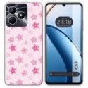 Funda Silicona para Realme C51 diseño Flores Dibujos
