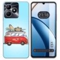Funda Silicona para Realme C51 diseño Furgoneta Dibujos