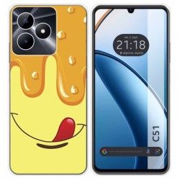 Funda Silicona para Realme C51 diseño Helado Vainilla Dibujos
