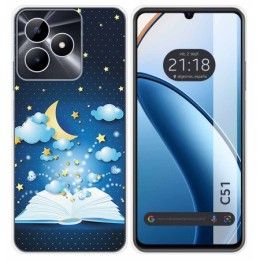 Funda Silicona para Realme C51 diseño Libro Cuentos Dibujos