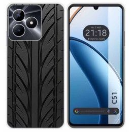 Funda Silicona para Realme C51 diseño Neumatico Dibujos