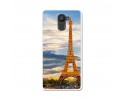 Funda Gel Tpu para Bq Aquaris U Plus Diseño Paris Dibujos