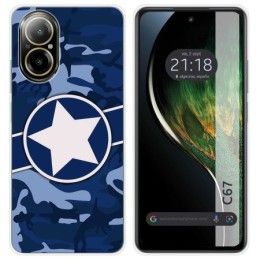Funda Silicona para Realme C67 4G diseño Camuflaje 03 Dibujos