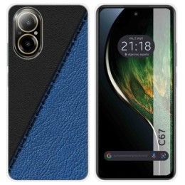 Funda Silicona para Realme C67 4G diseño Cuero 02 Dibujos