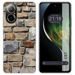 Funda Silicona para Realme C67 4G diseño Ladrillo 03 Dibujos
