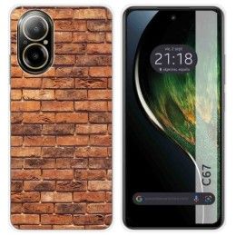 Funda Silicona para Realme C67 4G diseño Ladrillo 04 Dibujos