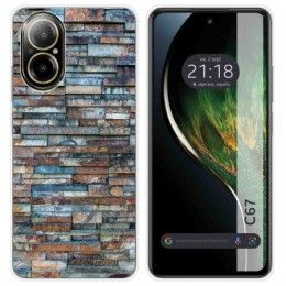 Funda Silicona para Realme C67 4G diseño Ladrillo 05 Dibujos