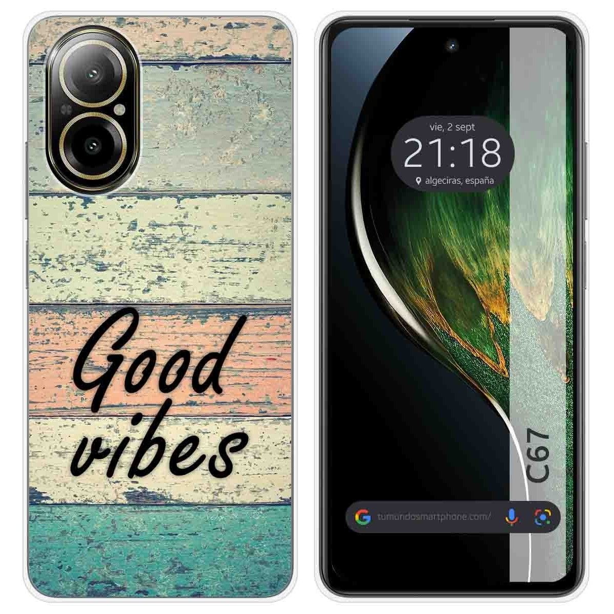 Funda Silicona para Realme C67 4G diseño Madera 01 Dibujos