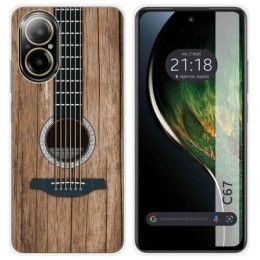 Funda Silicona para Realme C67 4G diseño Madera 11 Dibujos