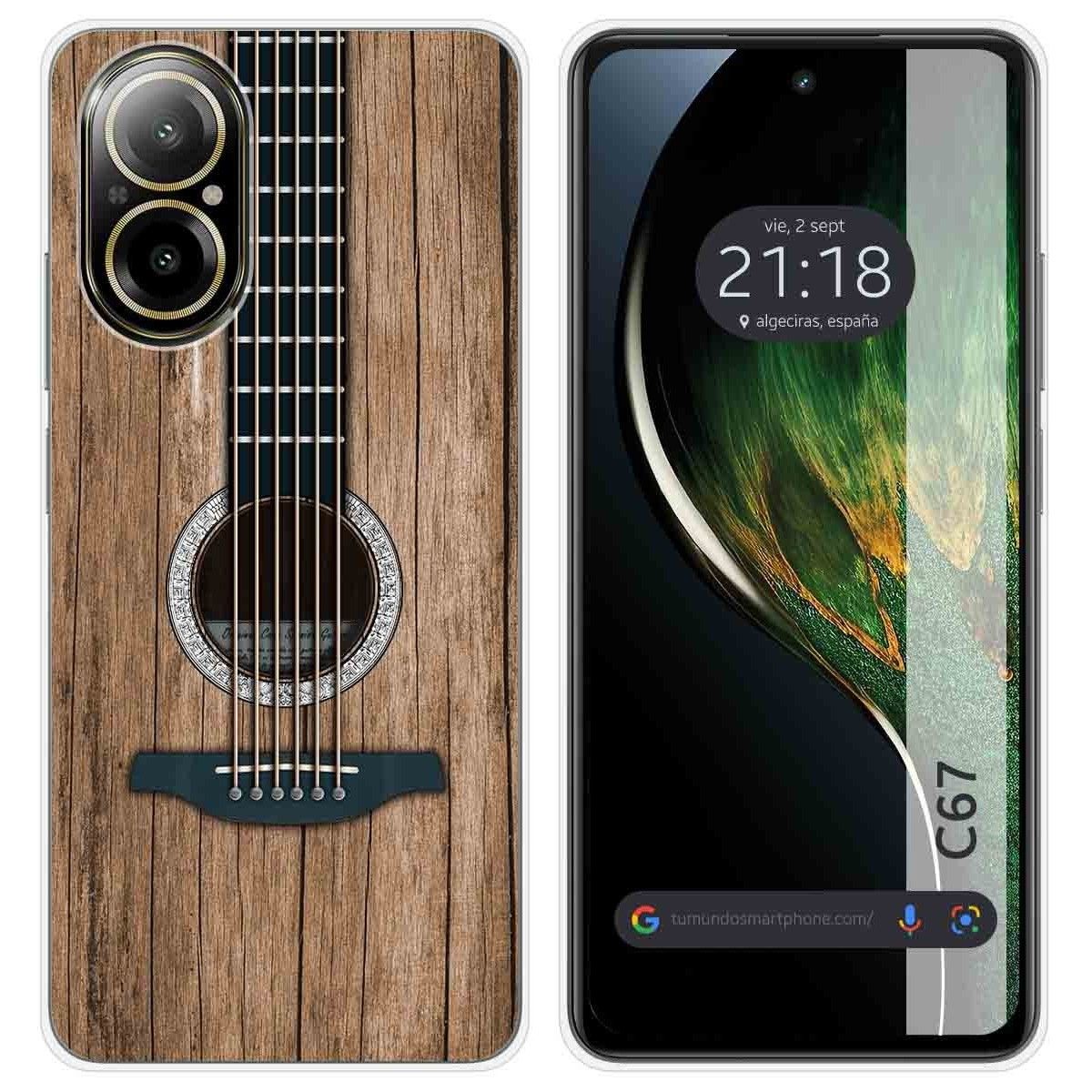 Funda Silicona para Realme C67 4G diseño Madera 11 Dibujos