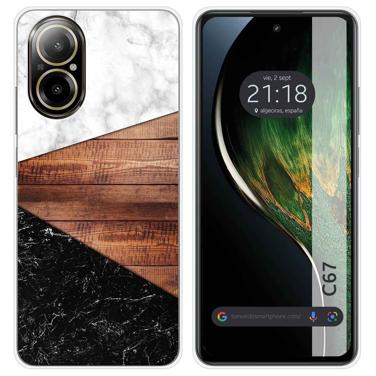 Funda Silicona para Realme C67 4G diseño Mármol 11 Dibujos