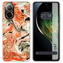Funda Silicona para Realme C67 4G diseño Mármol 12 Dibujos