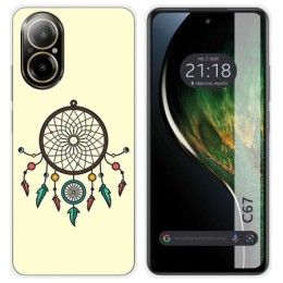 Funda Silicona para Realme C67 4G diseño Atrapasueños Dibujos