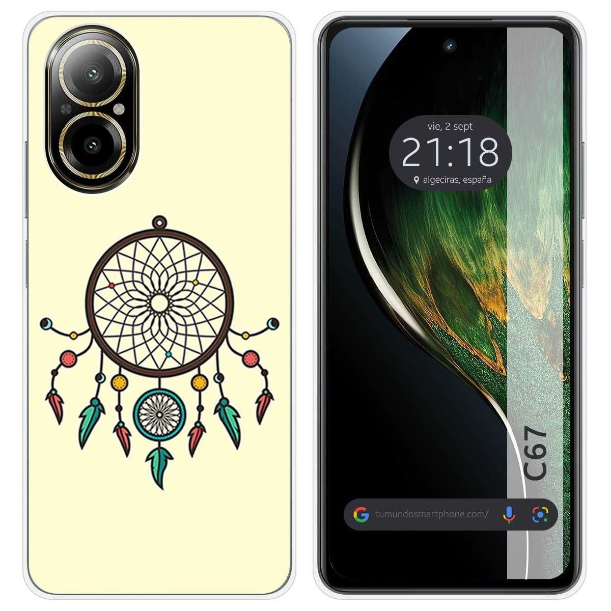 Funda Silicona para Realme C67 4G diseño Atrapasueños Dibujos