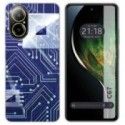 Funda Silicona para Realme C67 4G diseño Circuito Dibujos