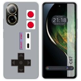 Funda Silicona para Realme C67 4G diseño Consola Dibujos