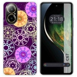 Funda Silicona para Realme C67 4G diseño Radial Dibujos