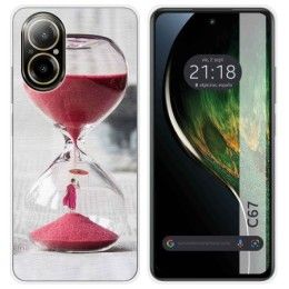 Funda Silicona para Realme C67 4G diseño Reloj Dibujos