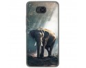 Funda Gel Tpu para Bq Aquaris U2 / U2 Lite Diseño Elefante Dibujos