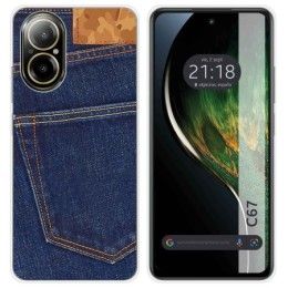 Funda Silicona para Realme C67 4G diseño Vaquero Dibujos