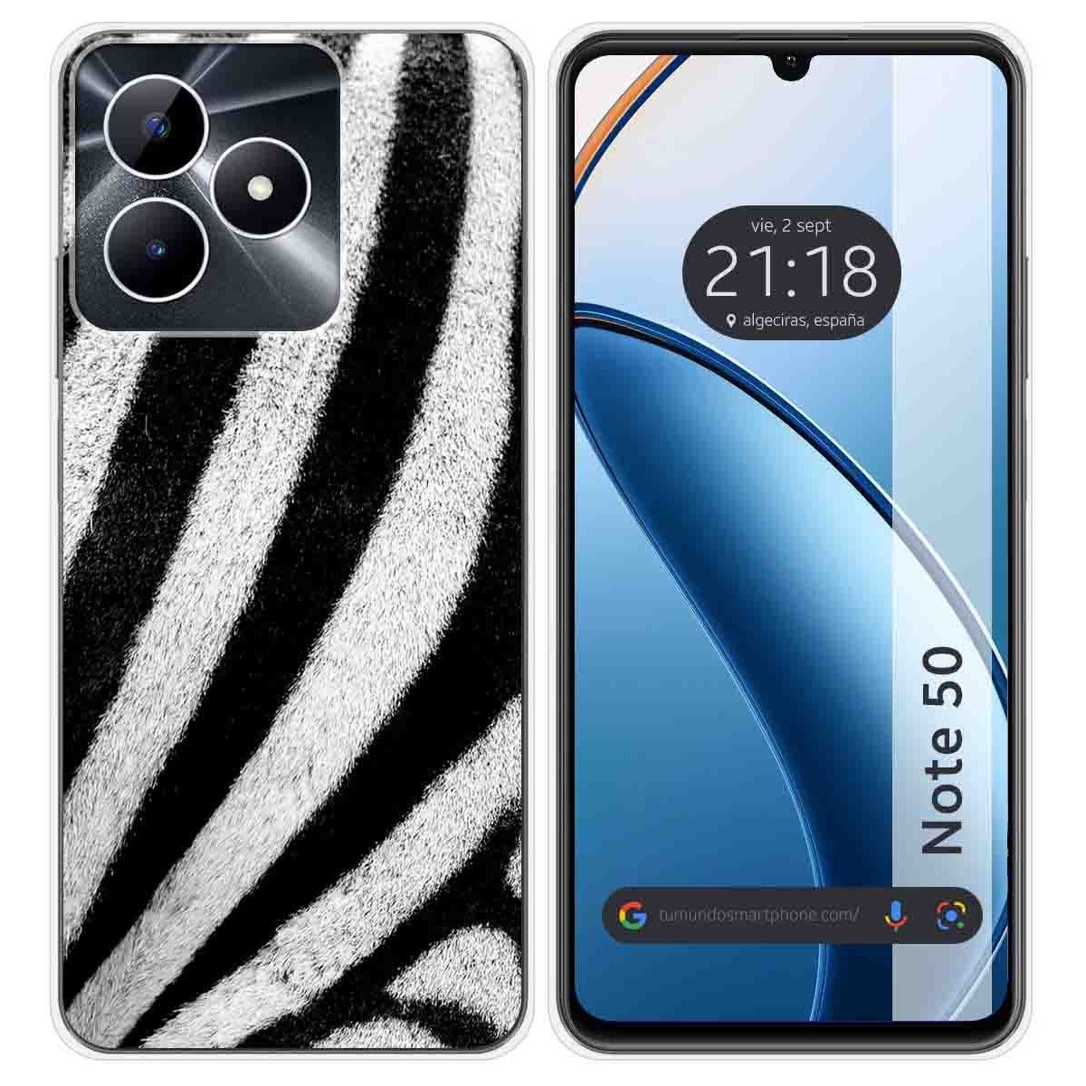 Funda Silicona para Realme Note 50 diseño Animal 02 Dibujos