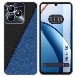 Funda Silicona para Realme Note 50 diseño Cuero 02 Dibujos