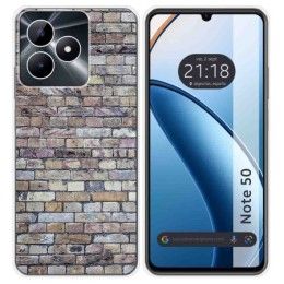 Funda Silicona para Realme Note 50 diseño Ladrillo 02 Dibujos