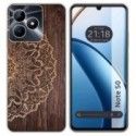 Funda Silicona para Realme Note 50 diseño Madera 06 Dibujos