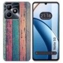 Funda Silicona para Realme Note 50 diseño Madera 10 Dibujos