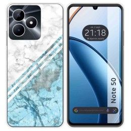 Funda Silicona para Realme Note 50 diseño Mármol 02 Dibujos