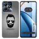 Funda Silicona para Realme Note 50 diseño Barba Dibujos