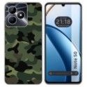 Funda Silicona para Realme Note 50 diseño Camuflaje Dibujos
