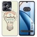 Funda Silicona para Realme Note 50 diseño Creativity Dibujos