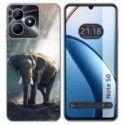 Funda Silicona para Realme Note 50 diseño Elefante Dibujos