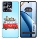 Funda Silicona para Realme Note 50 diseño Furgoneta Dibujos