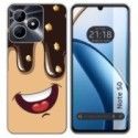Funda Silicona para Realme Note 50 diseño Helado Chocolate Dibujos