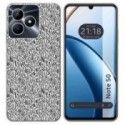 Funda Silicona para Realme Note 50 diseño Letras Dibujos