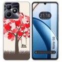Funda Silicona para Realme Note 50 diseño Pajaritos Dibujos