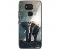 Funda Gel Tpu para Bq Aquaris V / Vs Diseño Elefante Dibujos