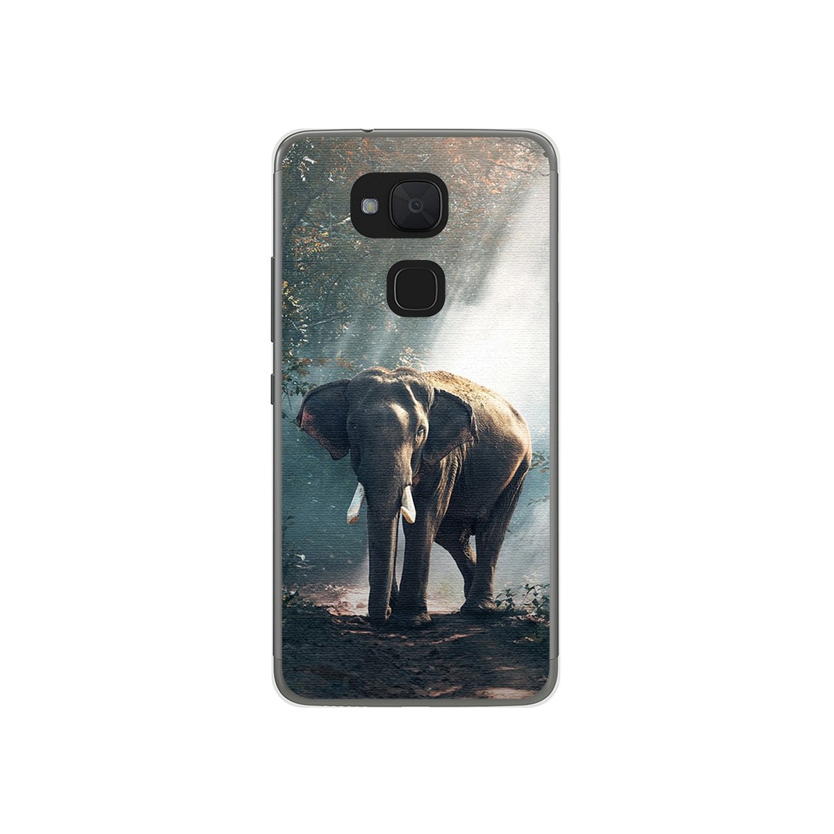 Funda Gel Tpu para Bq Aquaris V / Vs Diseño Elefante Dibujos