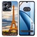 Funda Silicona para Realme Note 50 diseño Paris Dibujos